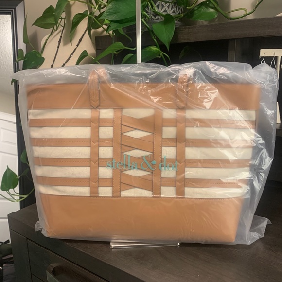 Valencia Tote - Saddle - Picture 3 of 7